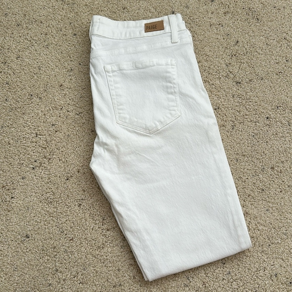 Paige Kylie Crop White